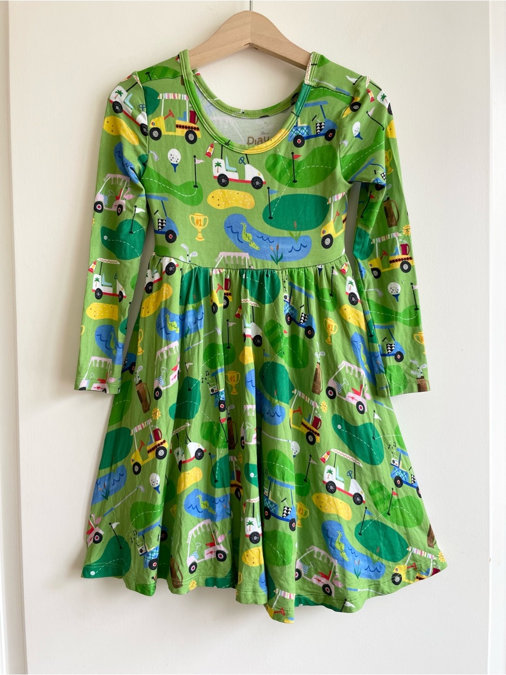 Little Sleepies PLAY Fairway Fun Twirl Dress Size 4T Golf Print